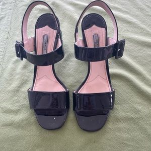 Prada block heels